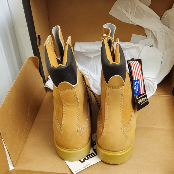 🤩New with tags and box Vintage Golden Retriever waterproof leather boots size 8 - Picture 11 of 16